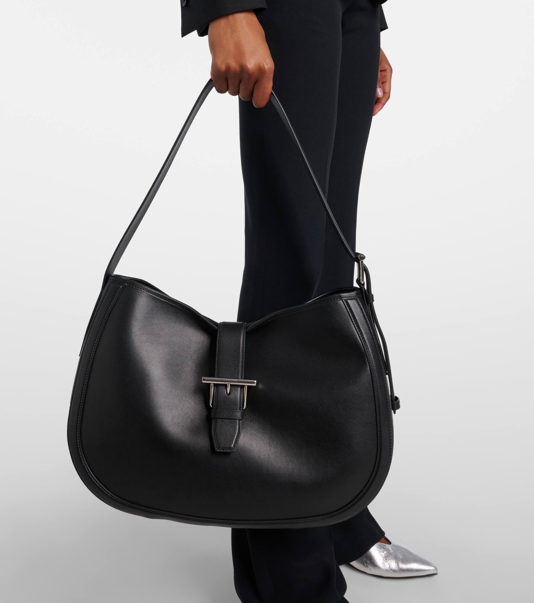 T-Bar Medium leather shoulder bag - 7