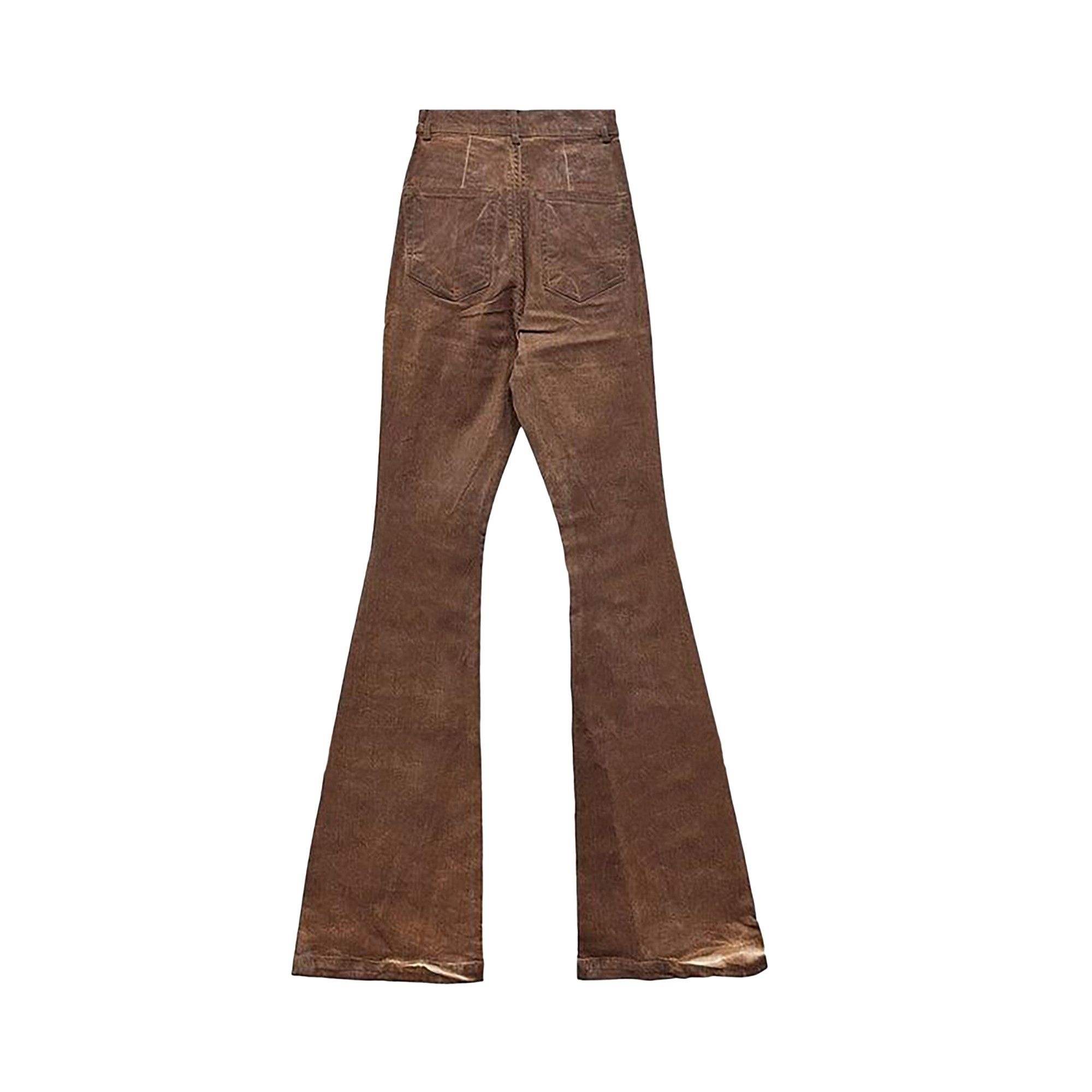 Rick Owens DRKSHDW Bolan Bootcut Jeans 'Henna Brown' - 2