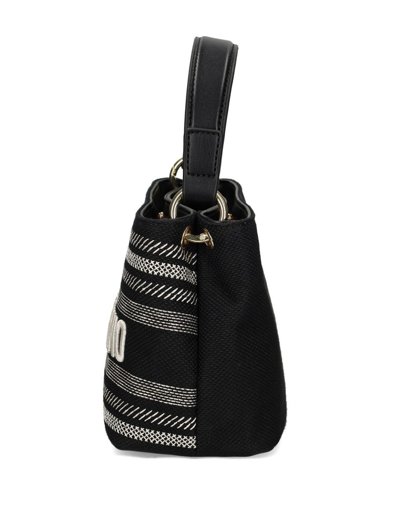 logo-embroidered tote bag 4