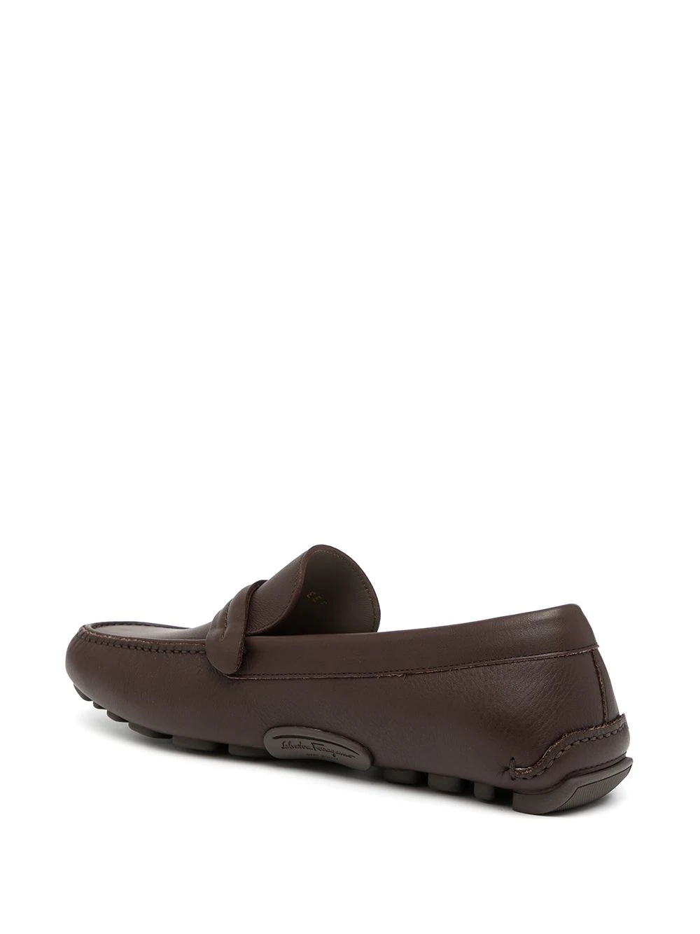 leather driver loafers - 3