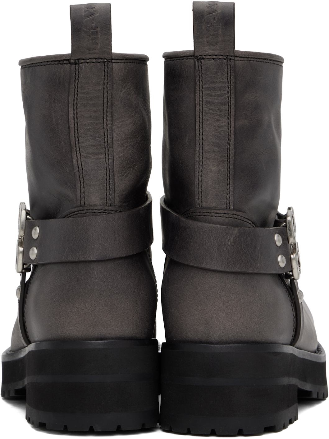 Gray Off Track Boots - 2