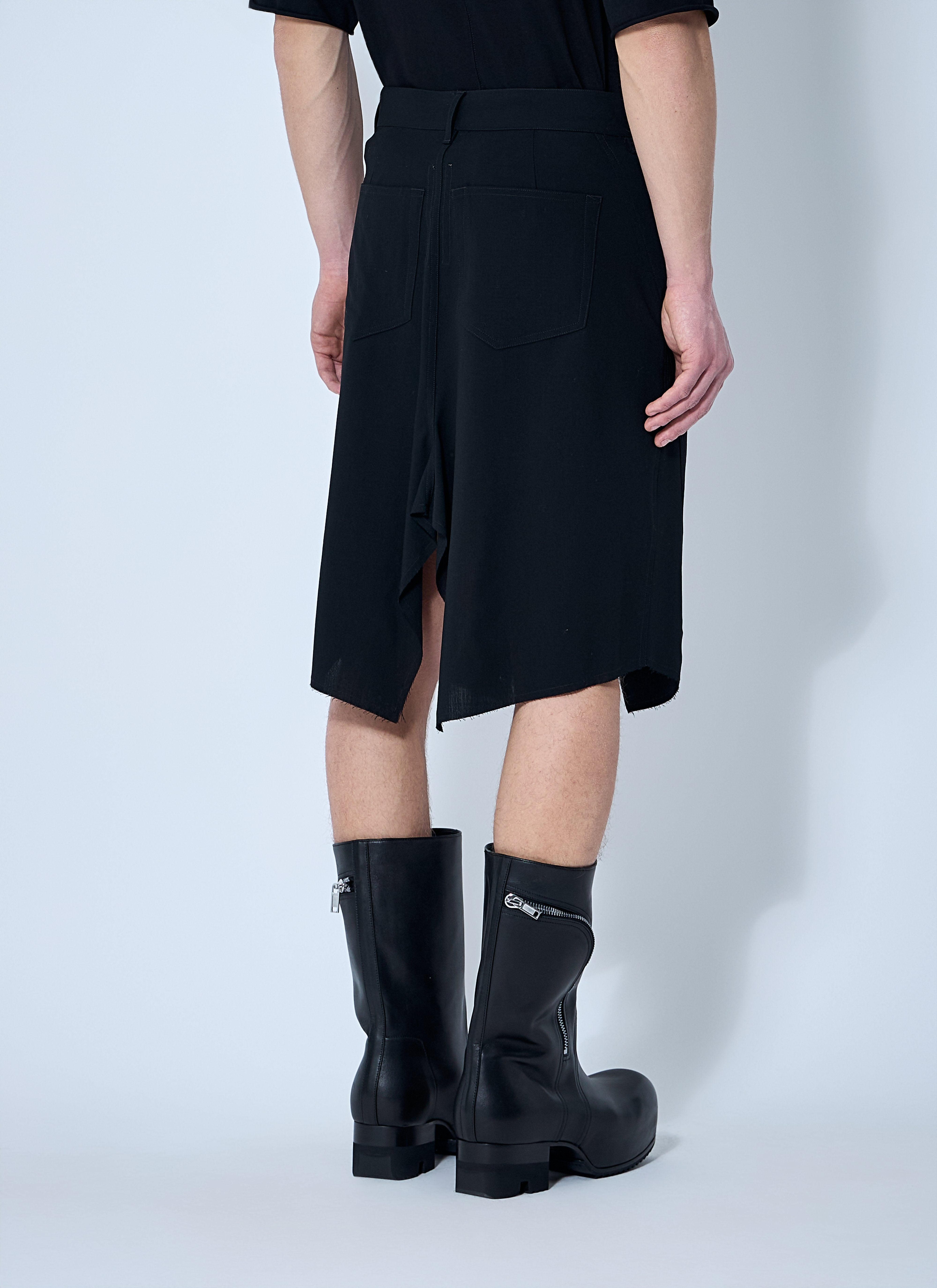 Rick Owens Men Slivered Shorts - 4
