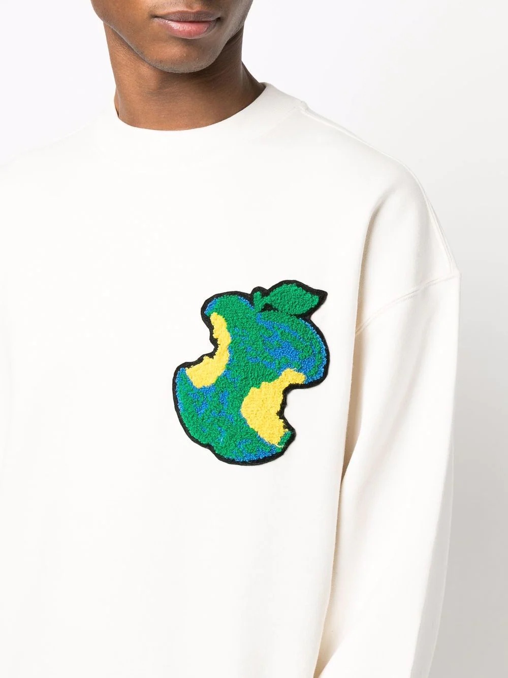 apple crew-neck sweatshirt - 5