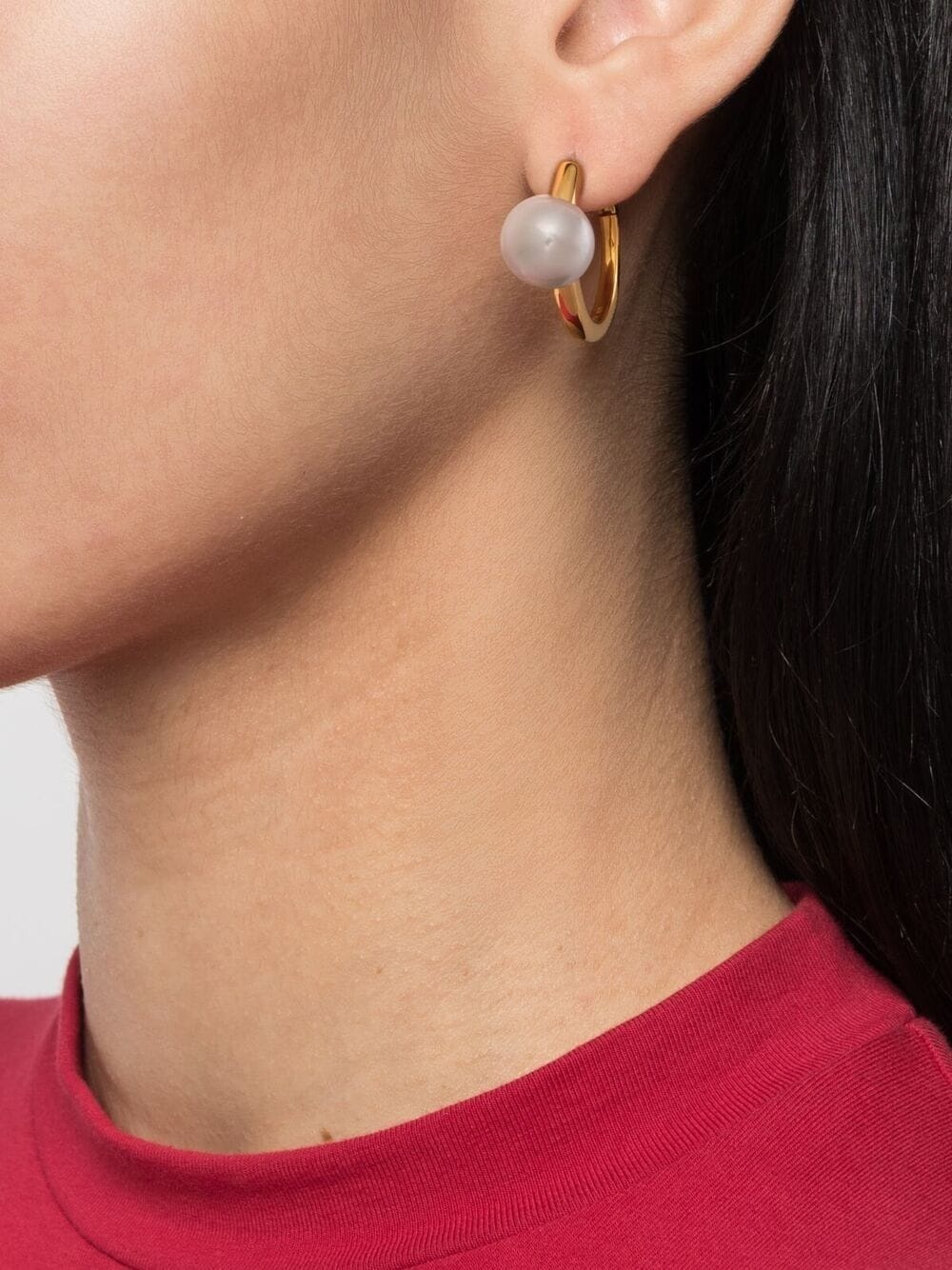 pearl-embellished single earring - 2