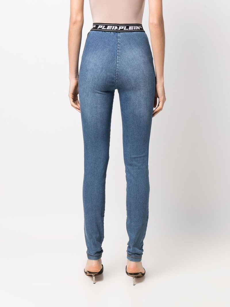 logo-waistband leggings 4
