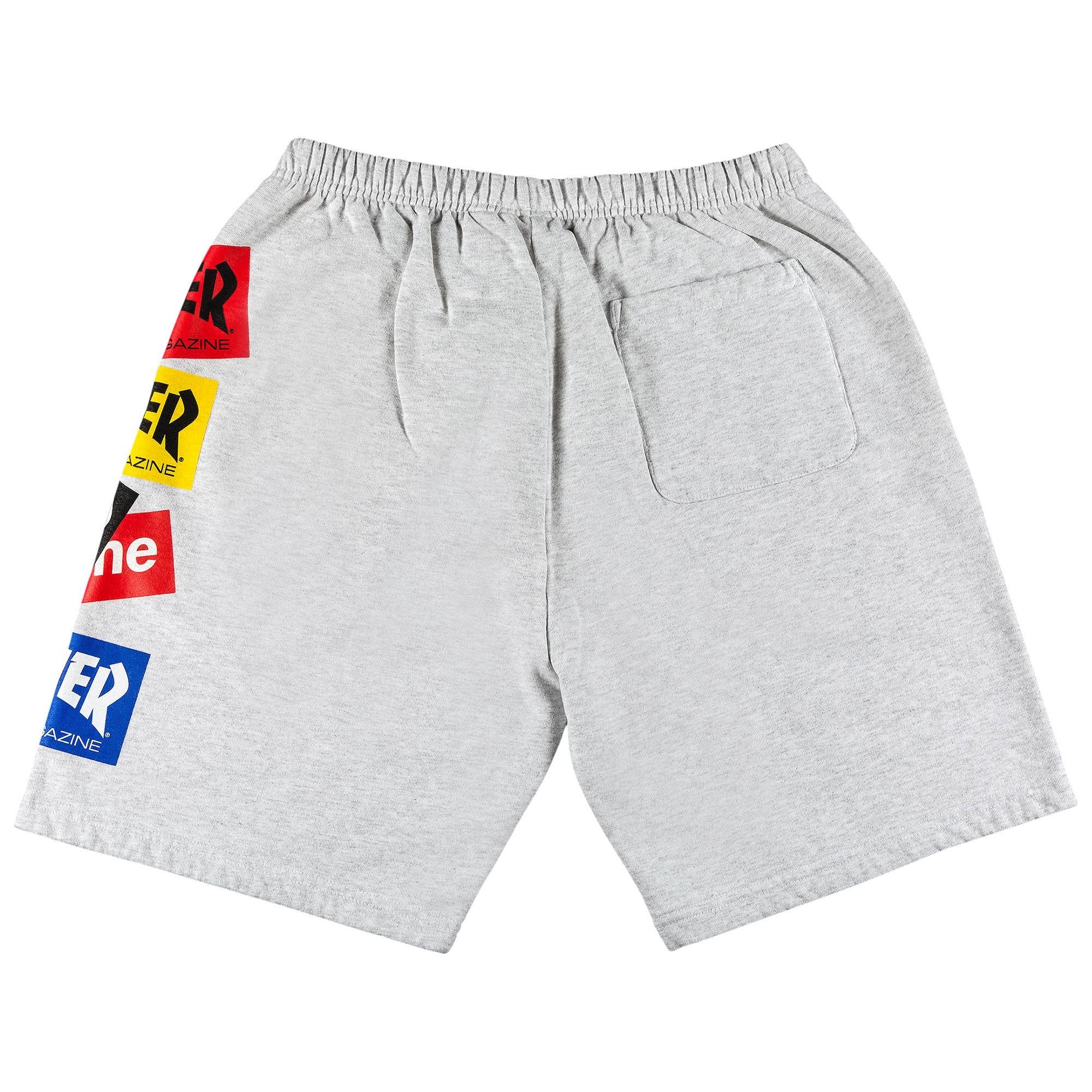 Supreme x Thrasher Multi Logo Sweatshort 'Ash Grey' - 2
