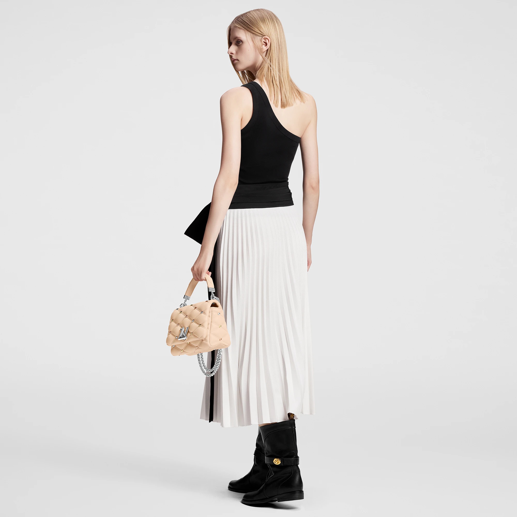 Asymmetrical Embossed Signature Top - 3
