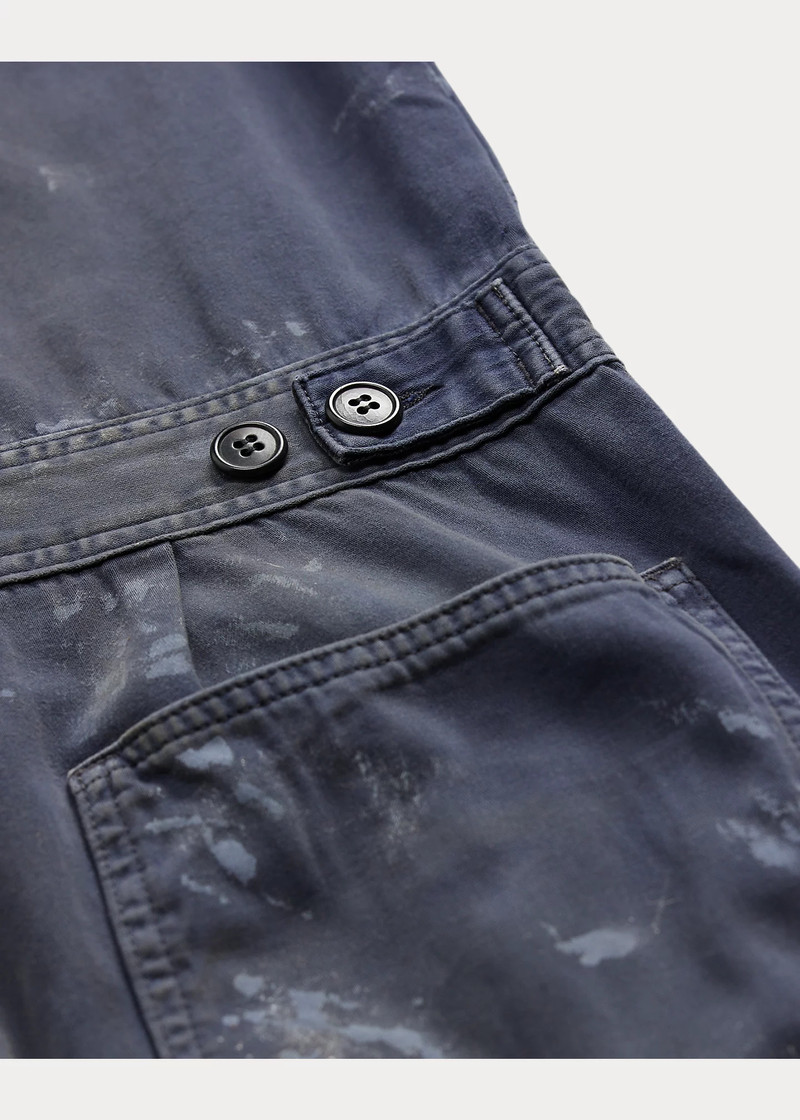 Distressed Reverse-Sateen Coverall 5