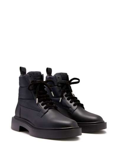 Giuseppe Zanotti Achille Ice lace-up ankle boots outlook
