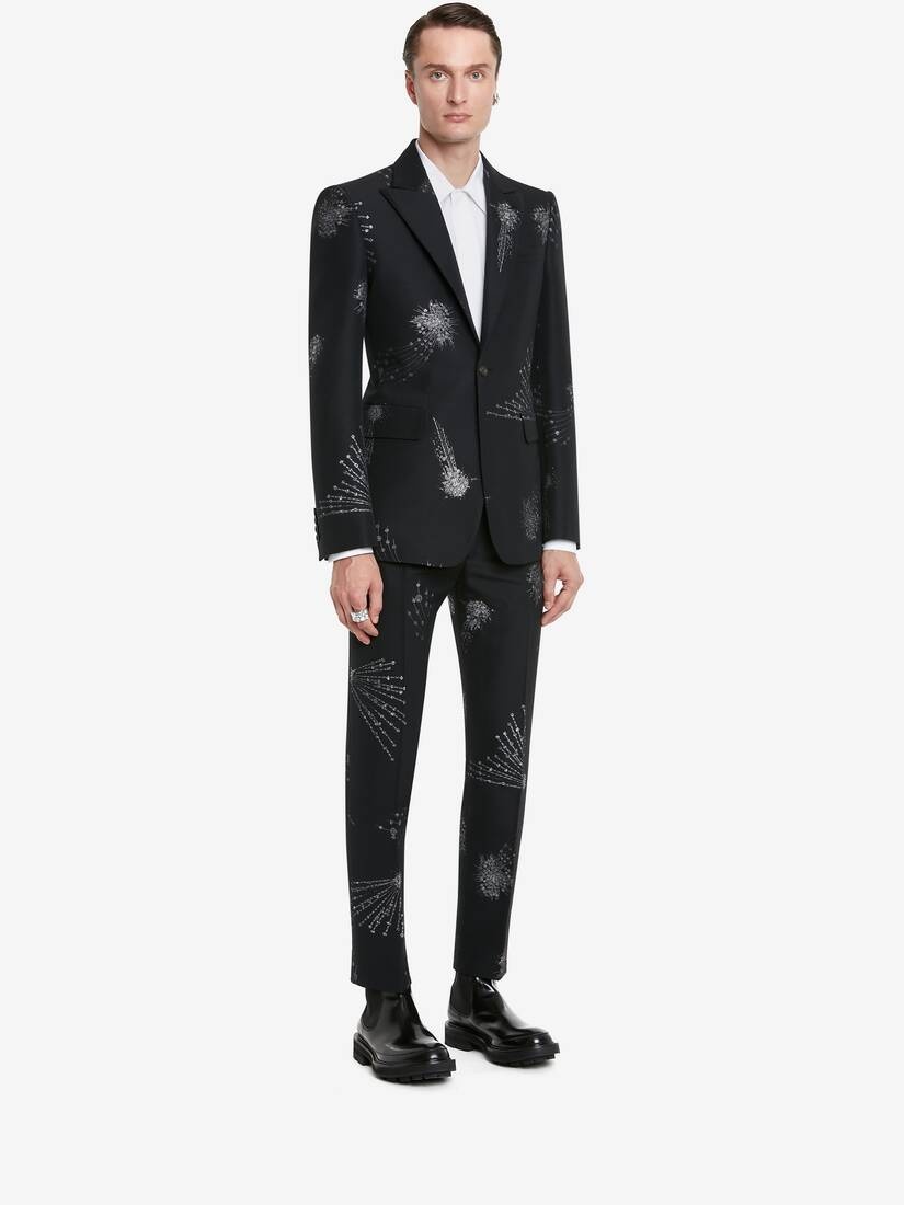 Men's Astral Jewel Jacquard Jacket in Black/silver - 3