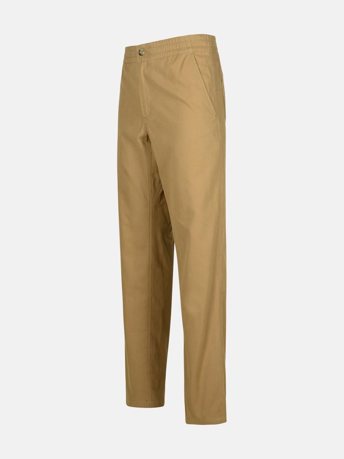 'CHUCK' BEIGE COTTON PANTS - 2