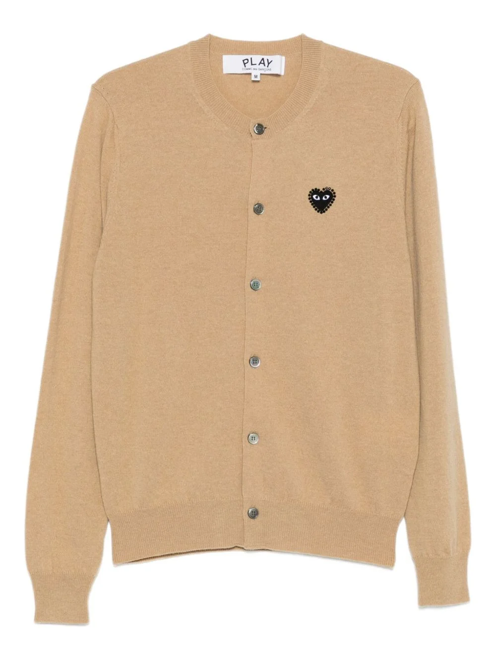 heart-logo cardigan - 1