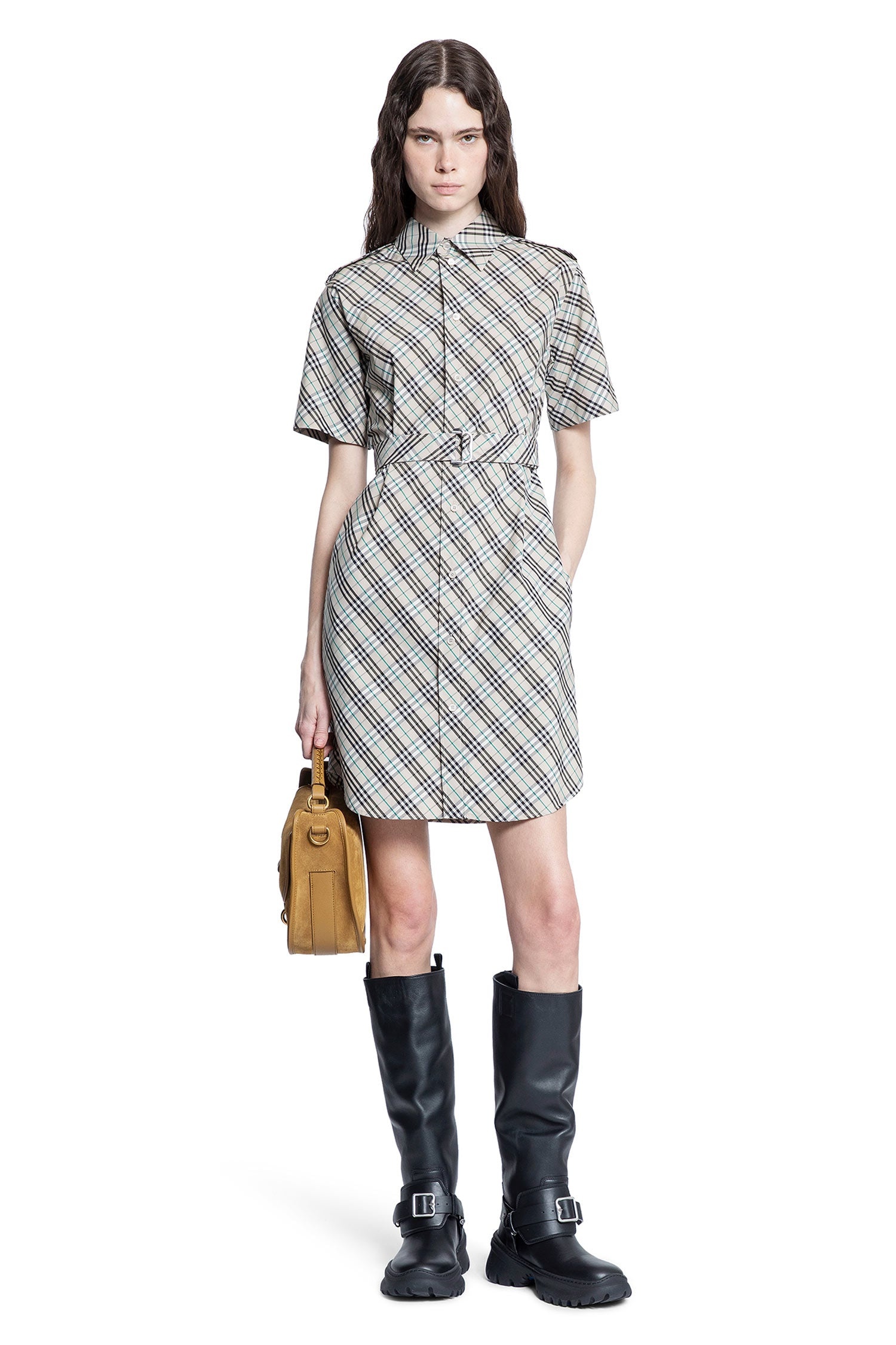 Burberry Check-Cotton-Shirt-Dress | antonioli | REVERSIBLE