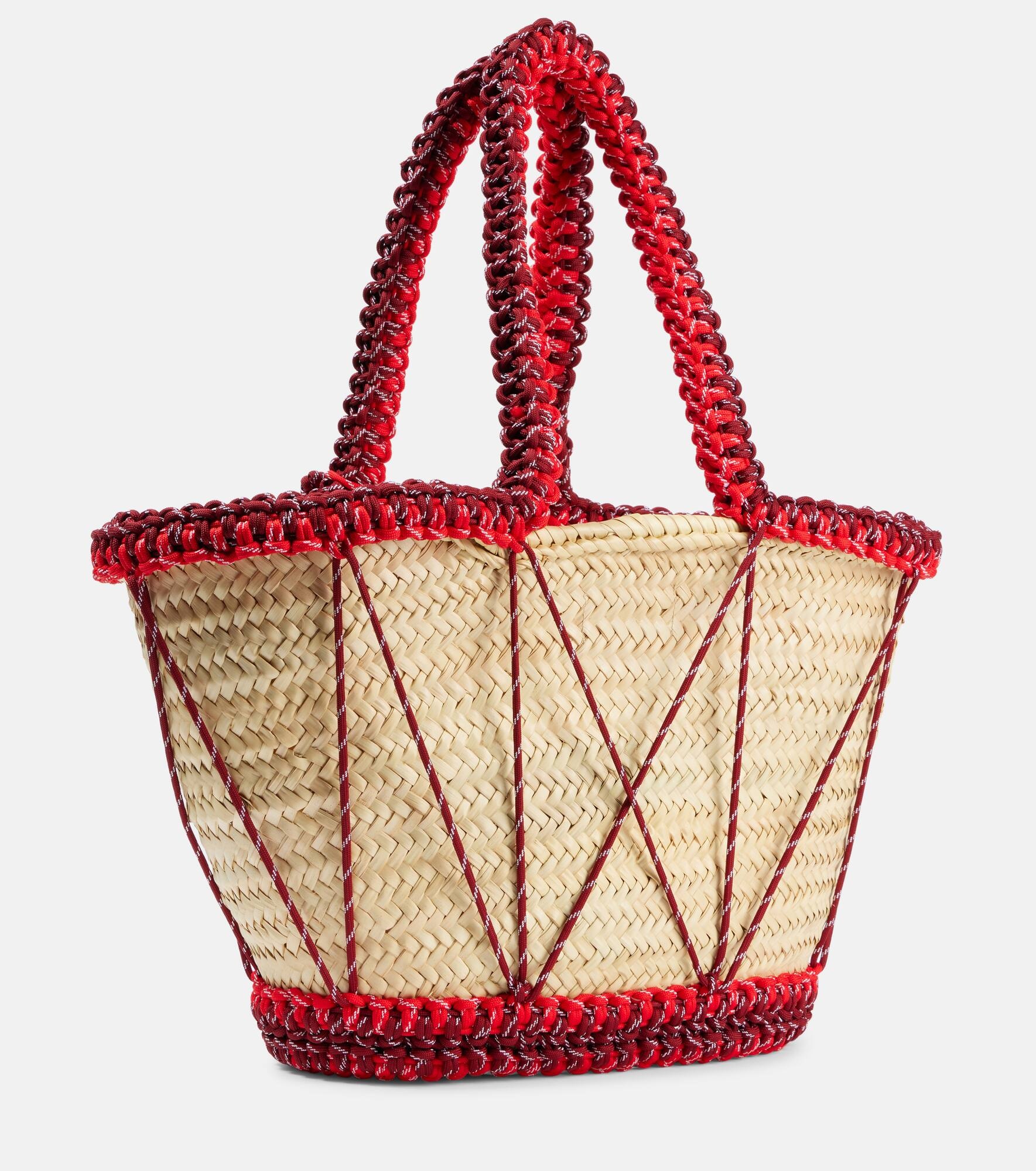 Lalo Maxi macramé basket bag - 4