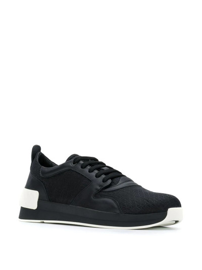 Bottega Veneta black lace up sneakers outlook