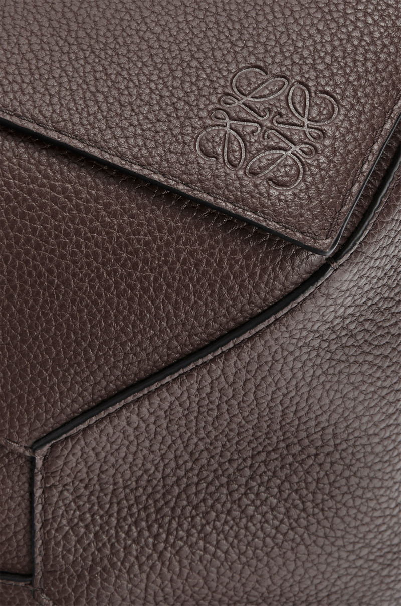 Large Puzzle bag in grained calfskin 8