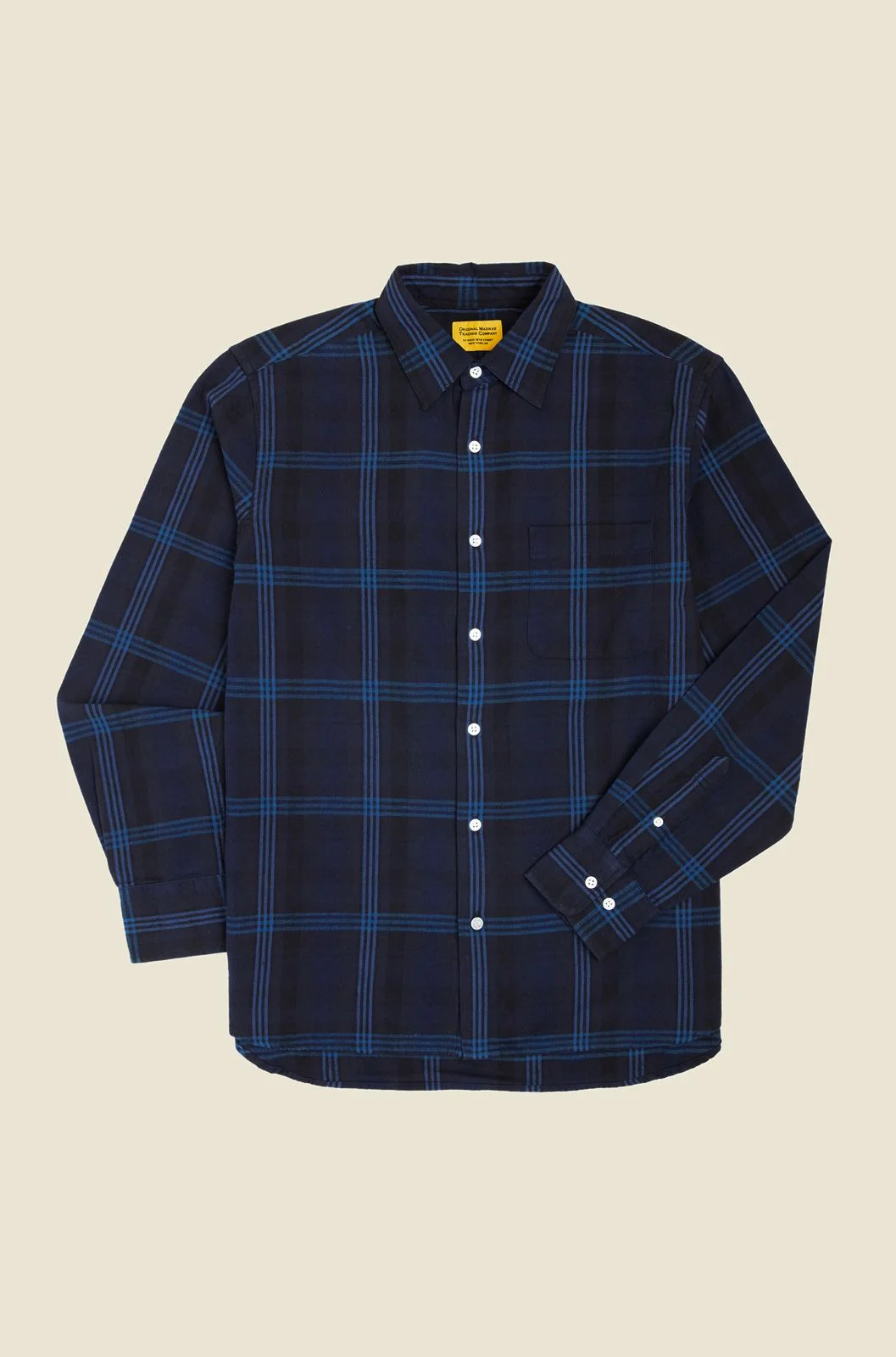 N°7 Straight Collar Long Sleeve Shirt - 1