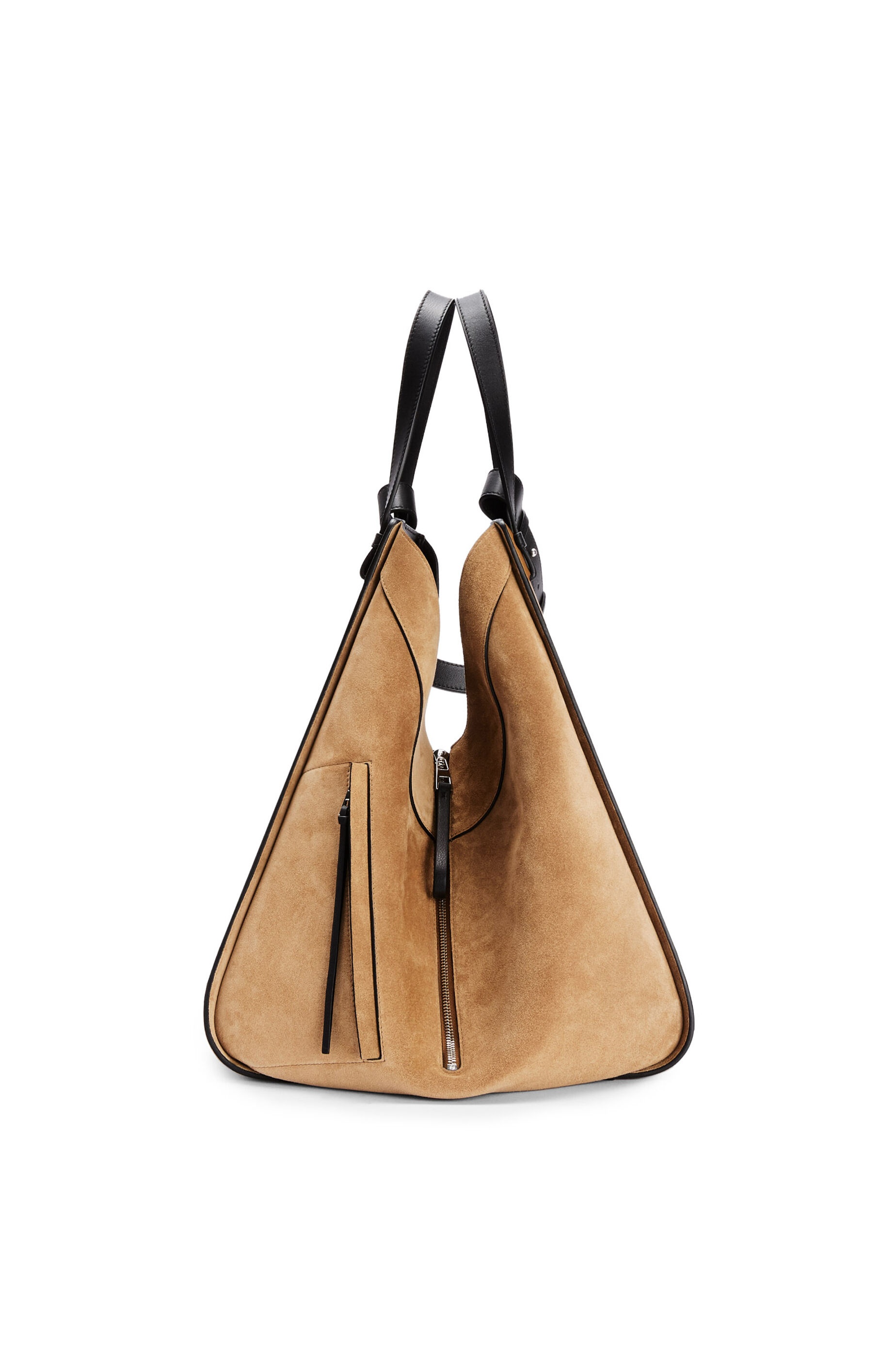 Hammock tote bag in calfskin and suede - 5