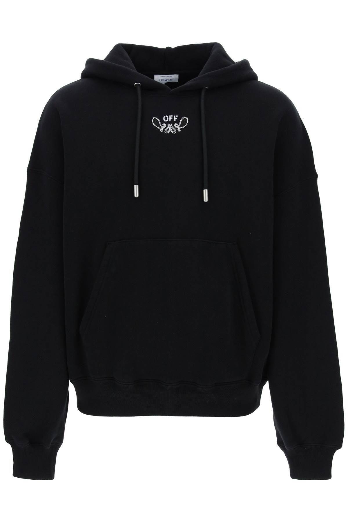 Off-White Hooded Sweatshirt With Paisley Men - 1