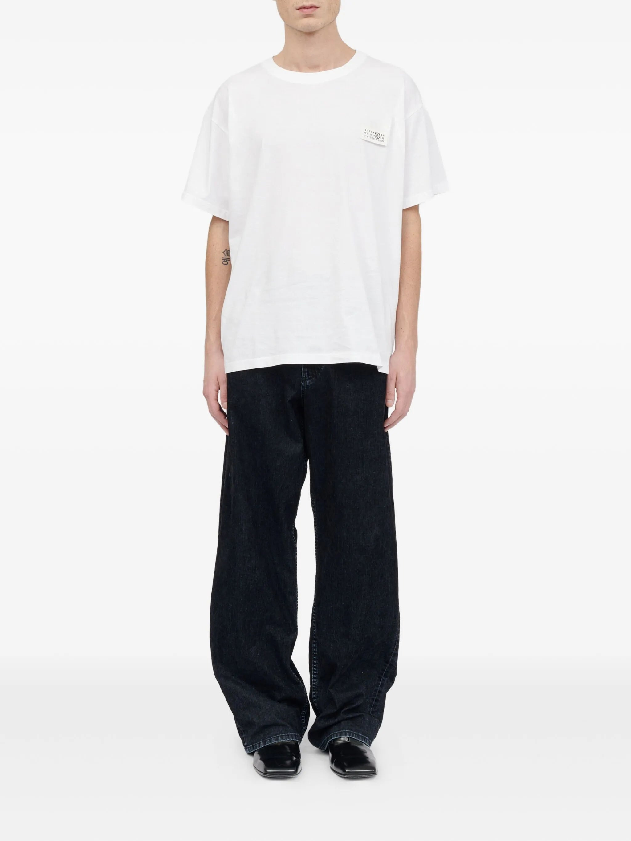 Mm6 Maison Margiela Numbers-patch T-shirt - 3