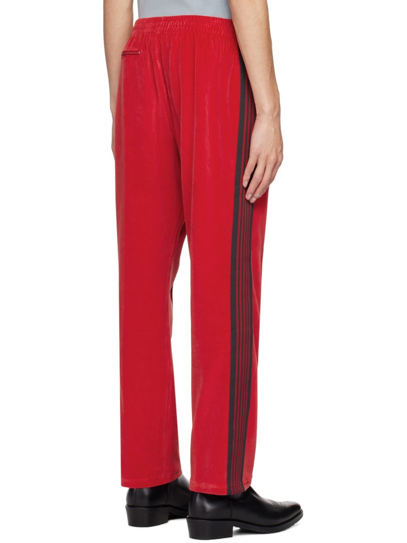 Red Narrow Track Pants 3