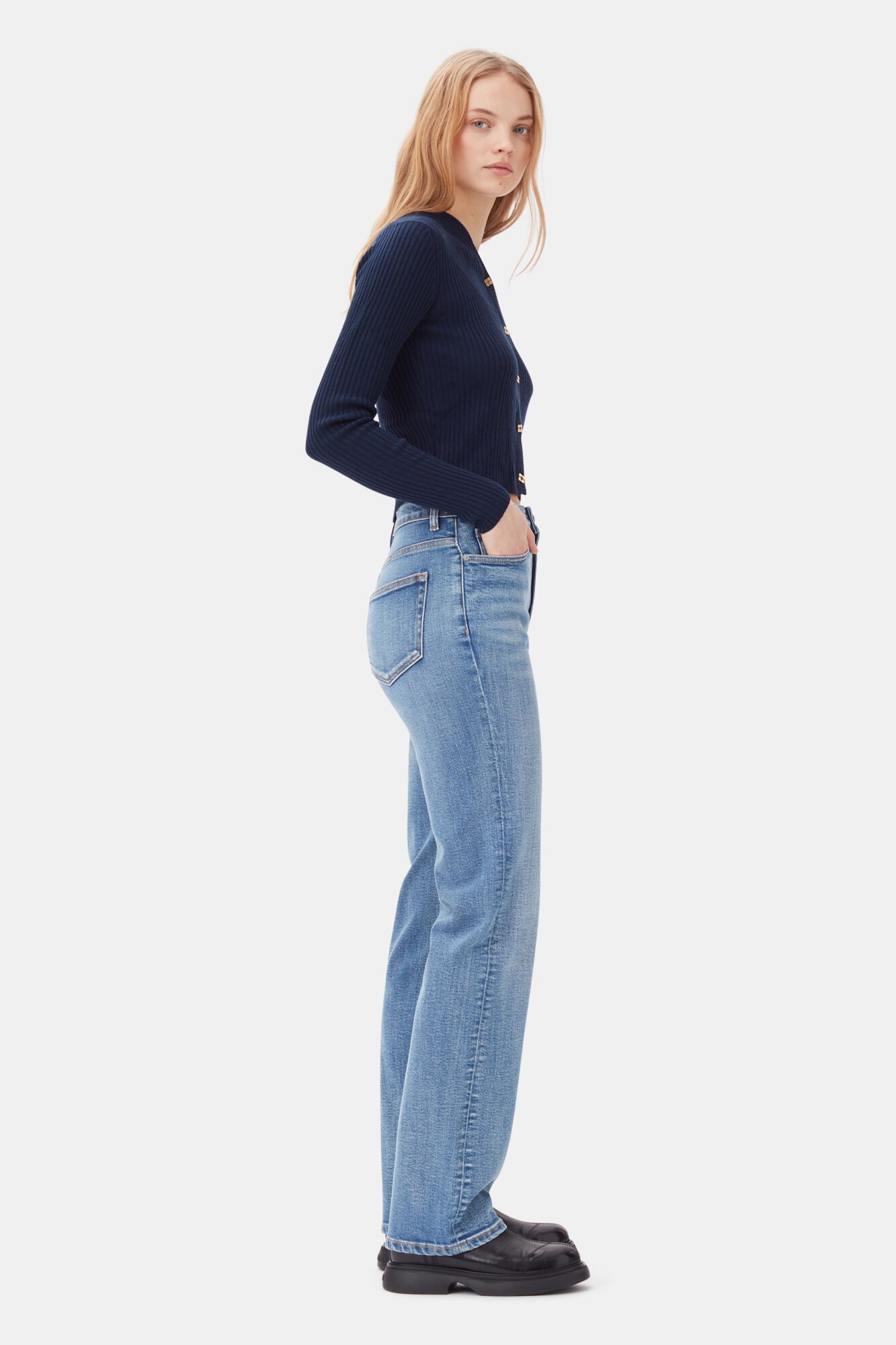 MID BLUE VINTAGE POHLI JEANS - 3