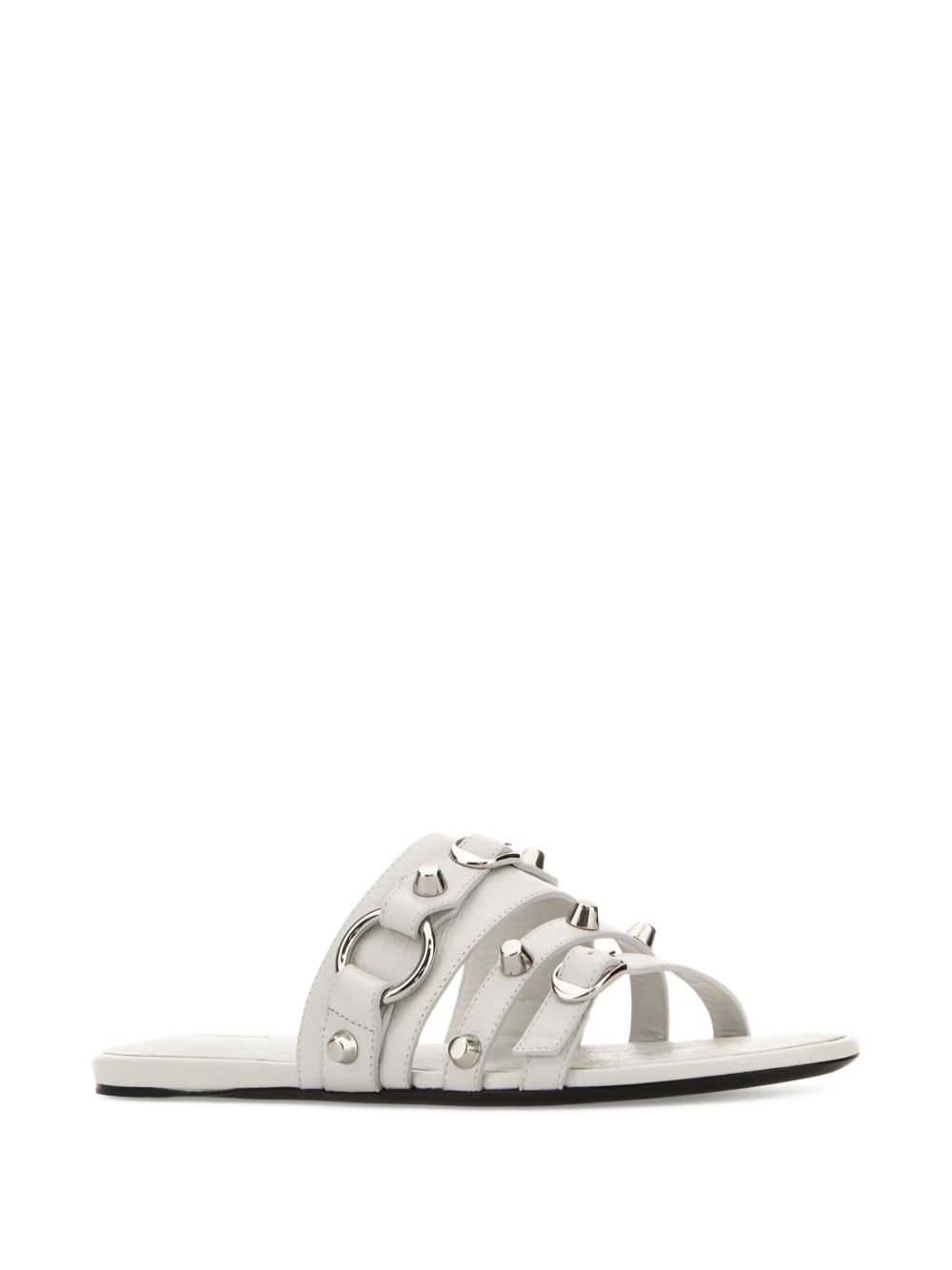 City studded-strap slide sandals - 2