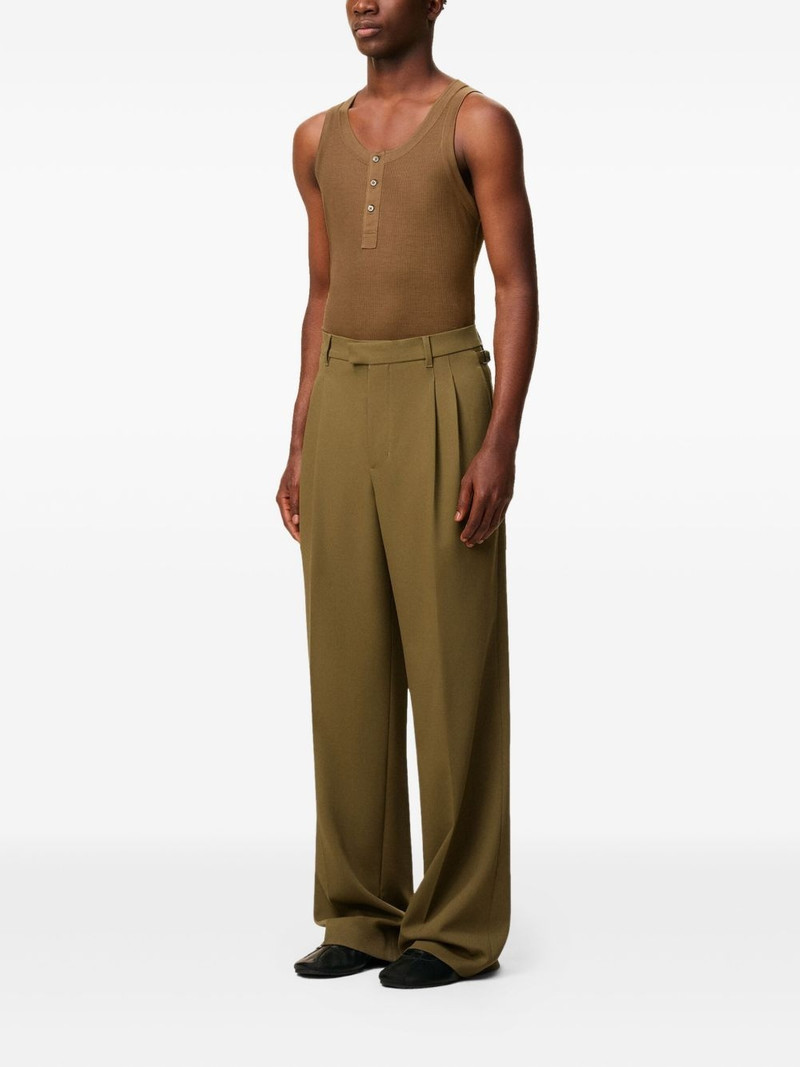 pleated wide-leg tailored trousers 3