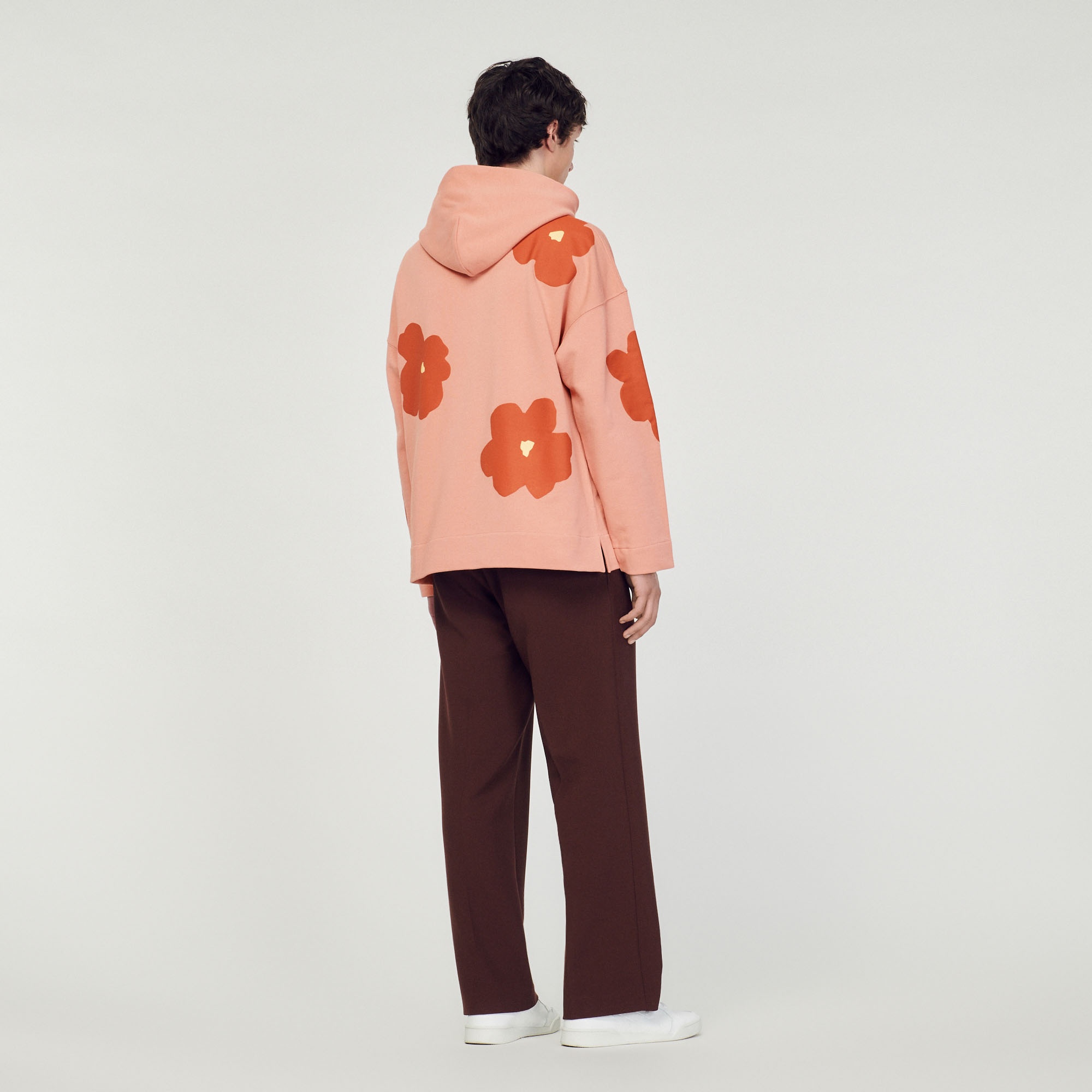 Floral pattern hoodie - 6