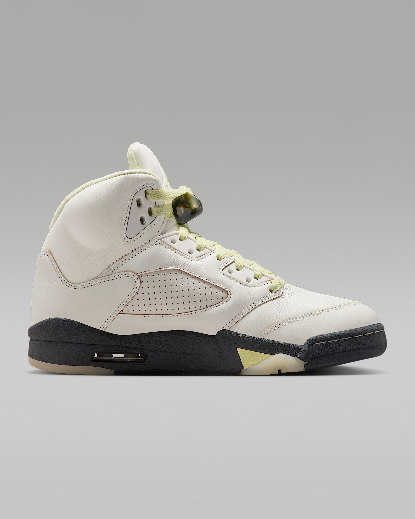 Air Jordan 5 Retro "Luminous Green and Sail" Women's Shoes - 3