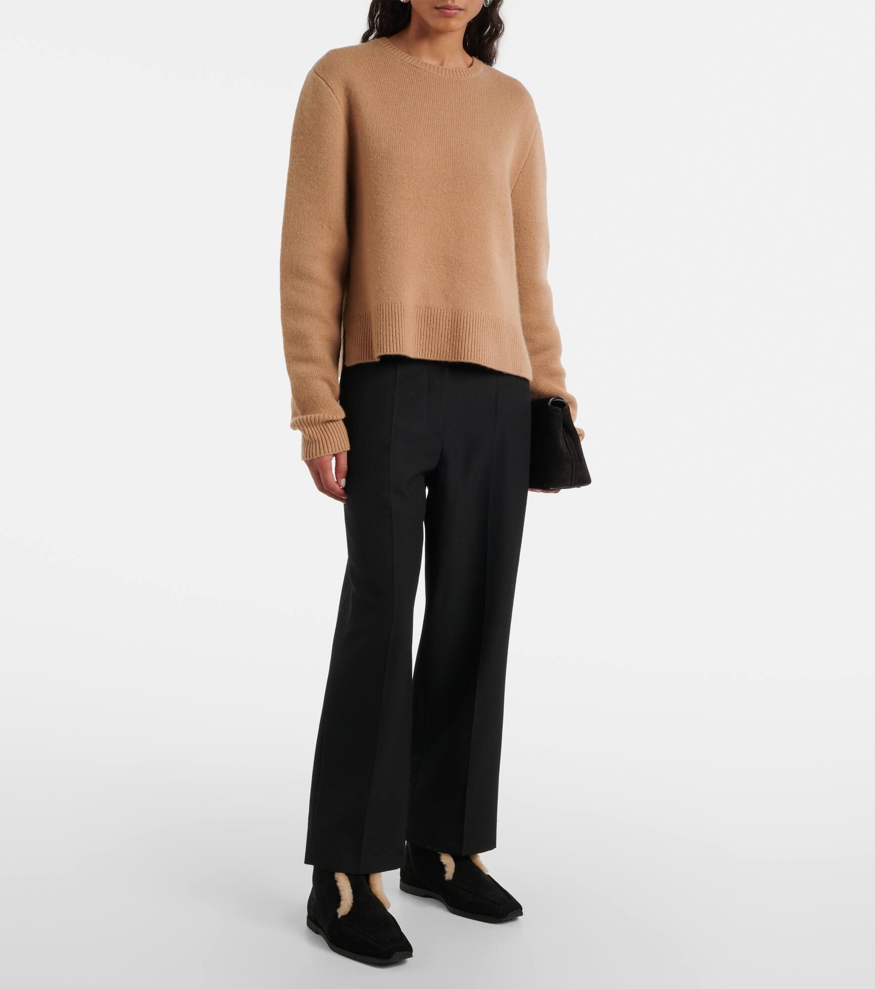 Shearling-lined leather ankle boots - 3