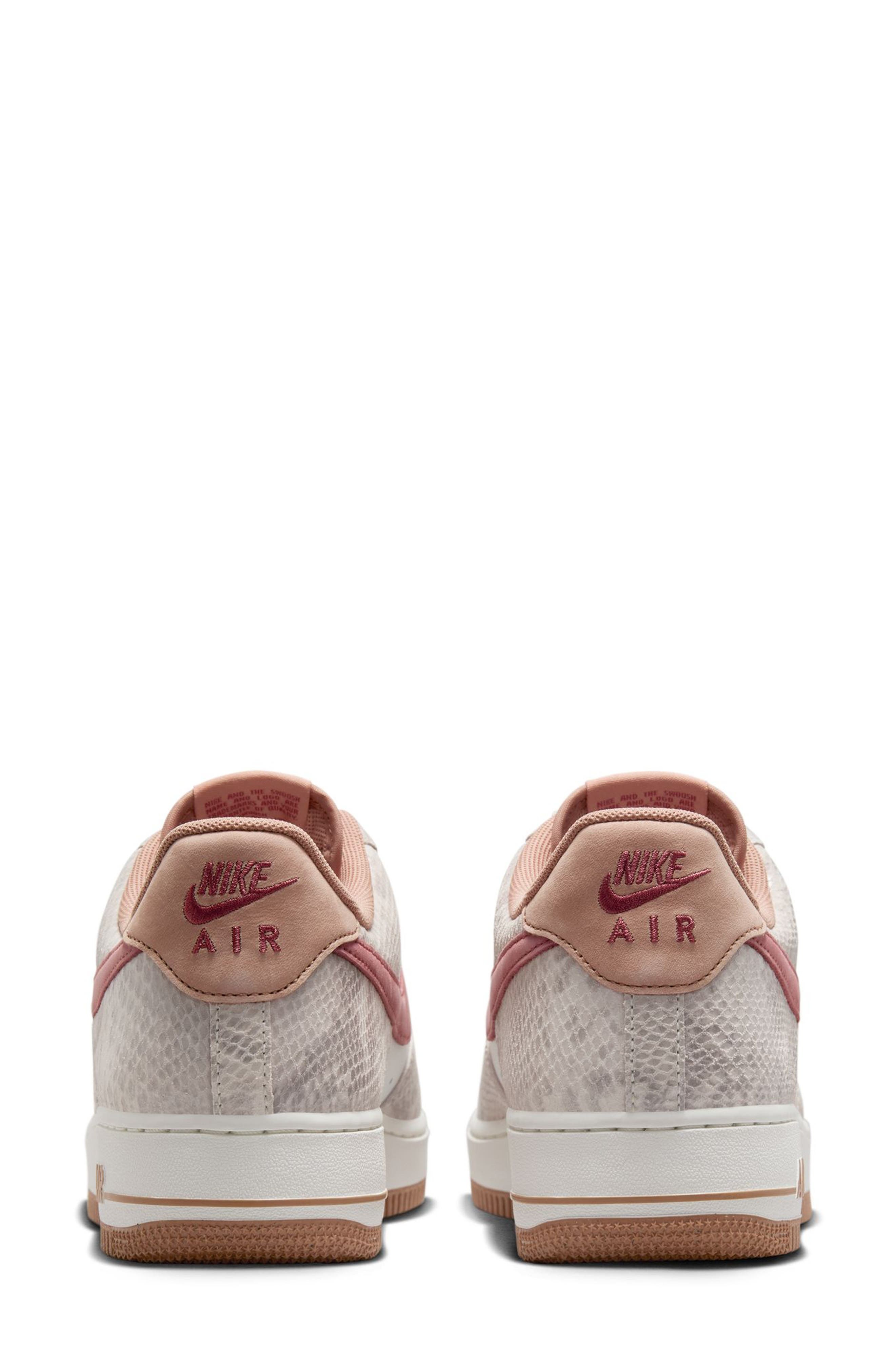 Nike Air Force 1 '07 LV8 Basketball Sneaker in Summit White/Canyon Rust at Nordstrom - 5