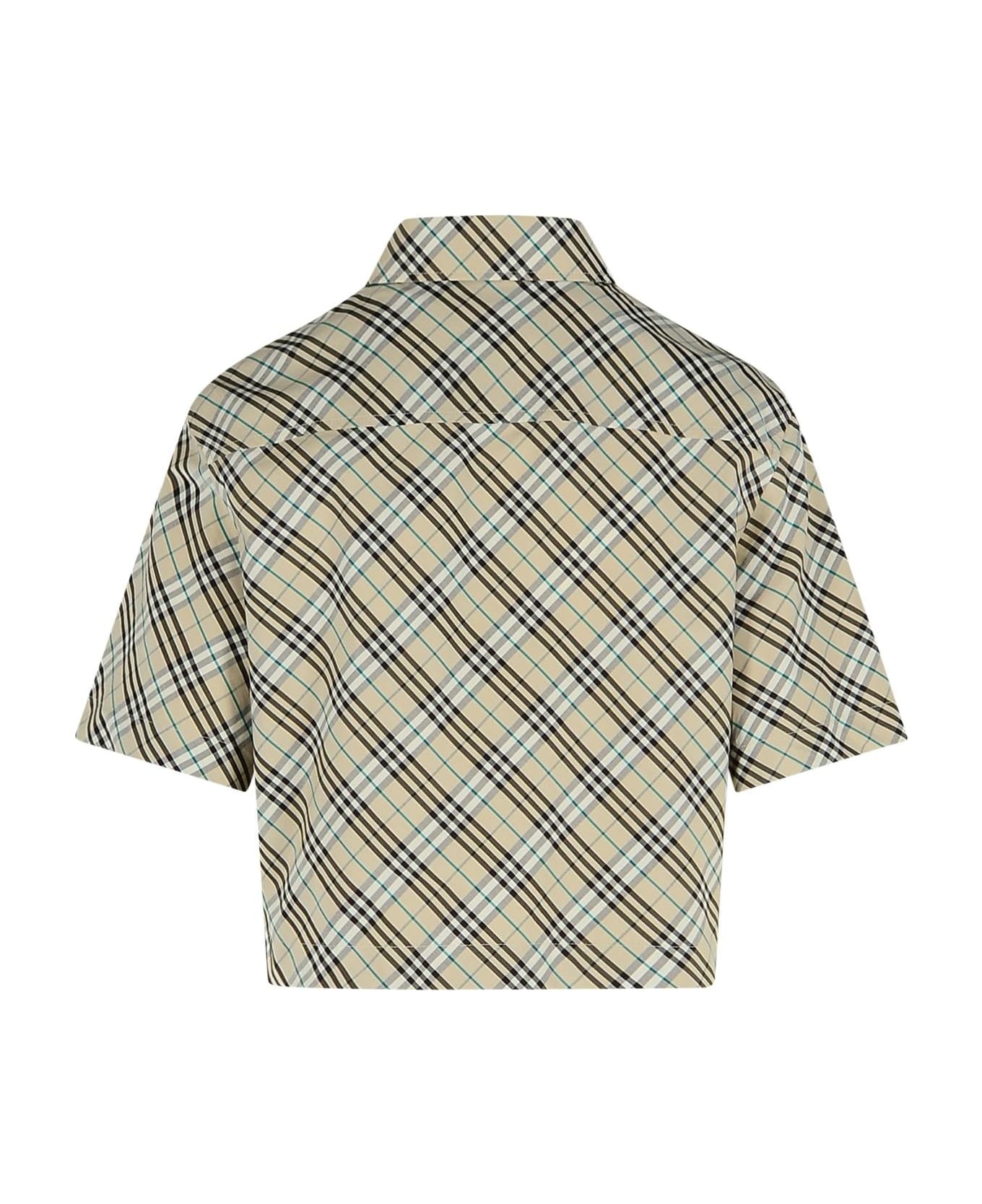 Cream Cotton Shirt - 3