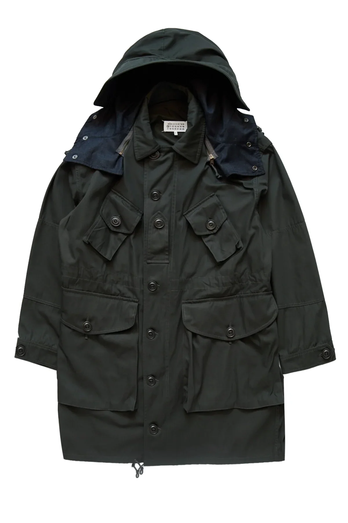 Maison Margiela Twill Cargo Military Coat Olive - 1