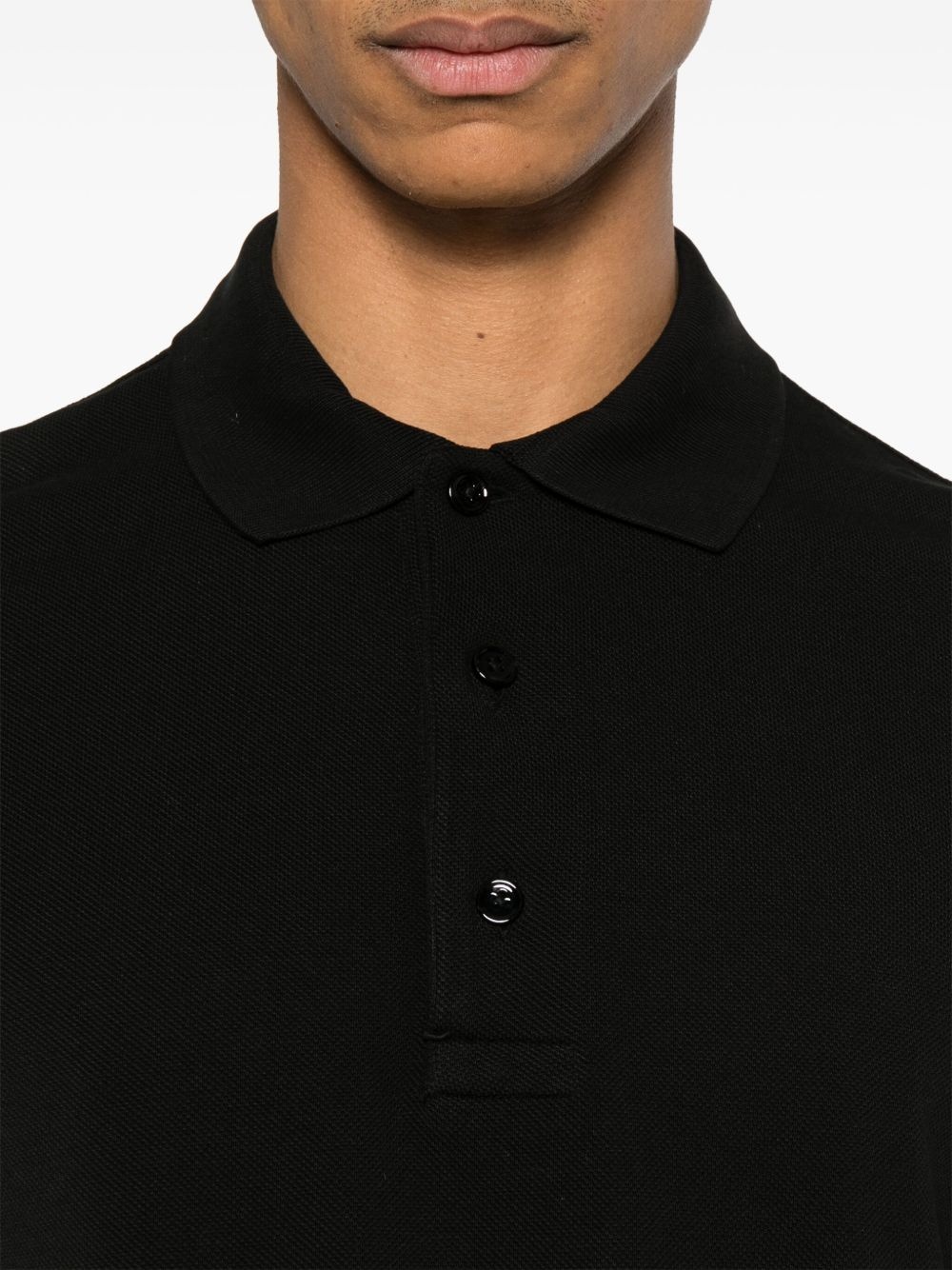 piqué-weave polo shirt - 4