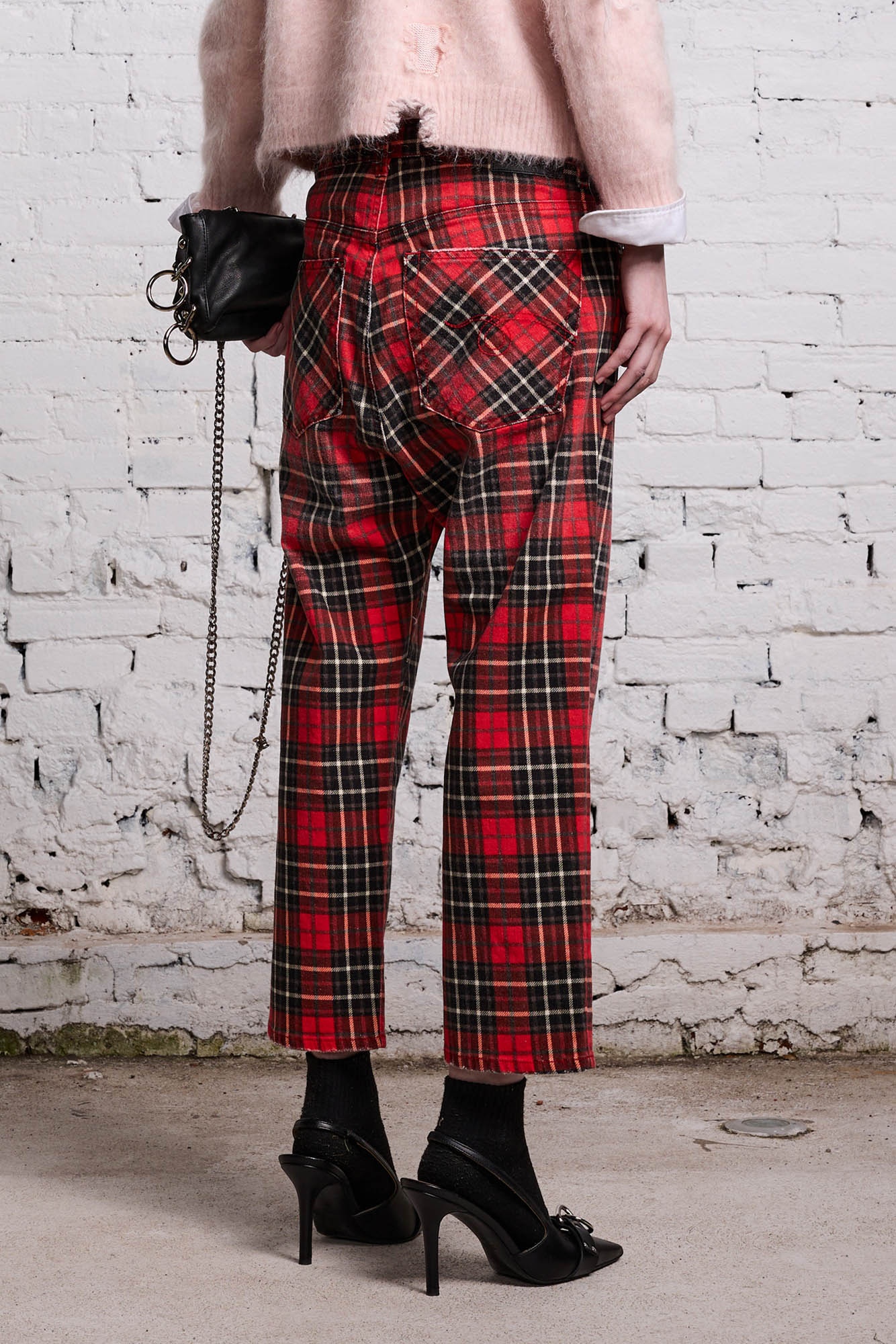 TAILORED DROP - RED PLAID - 6