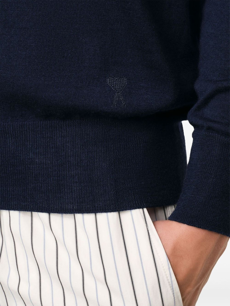 Ami de Coeur-embroidered sweater 6