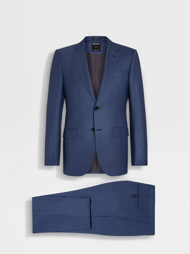 ZEGNA UTILITY BLUE CENTOVENTIMILA WOOL SUIT outlook