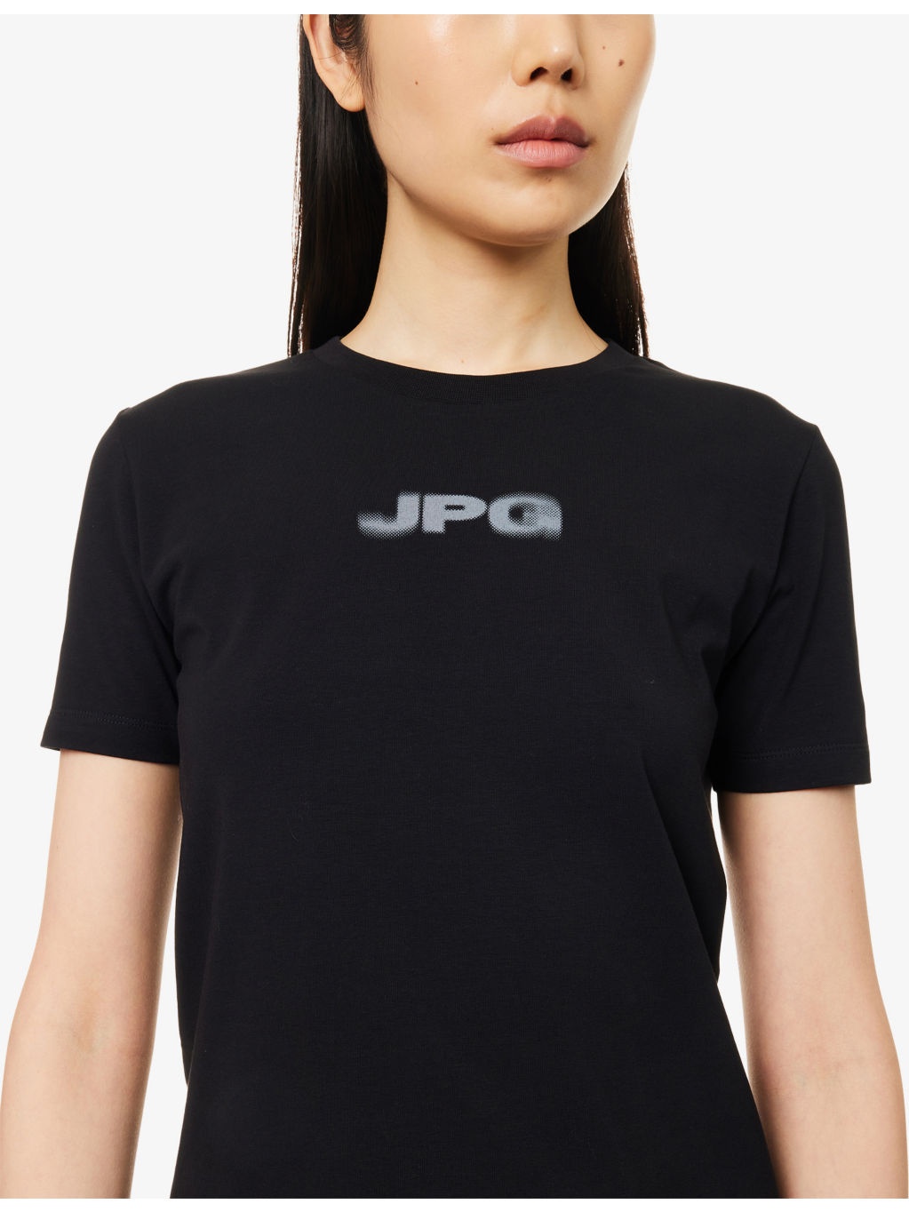 Logo-Print Round-Neck Stretch Cotton-Jersey T-Shirt - 5