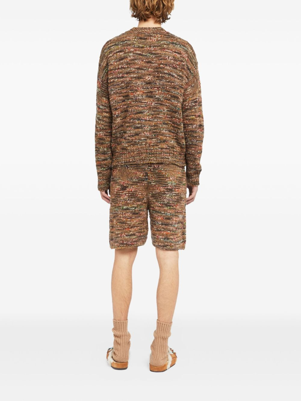 Grunge Beat speckled crew-neck sweater - 4