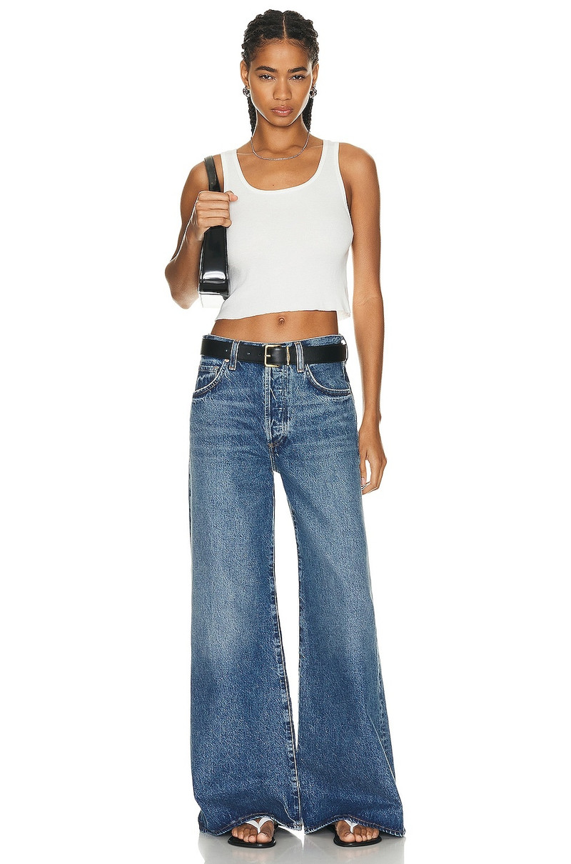 ÉTERNE Cropped Scoop Neck Tank Top outlook