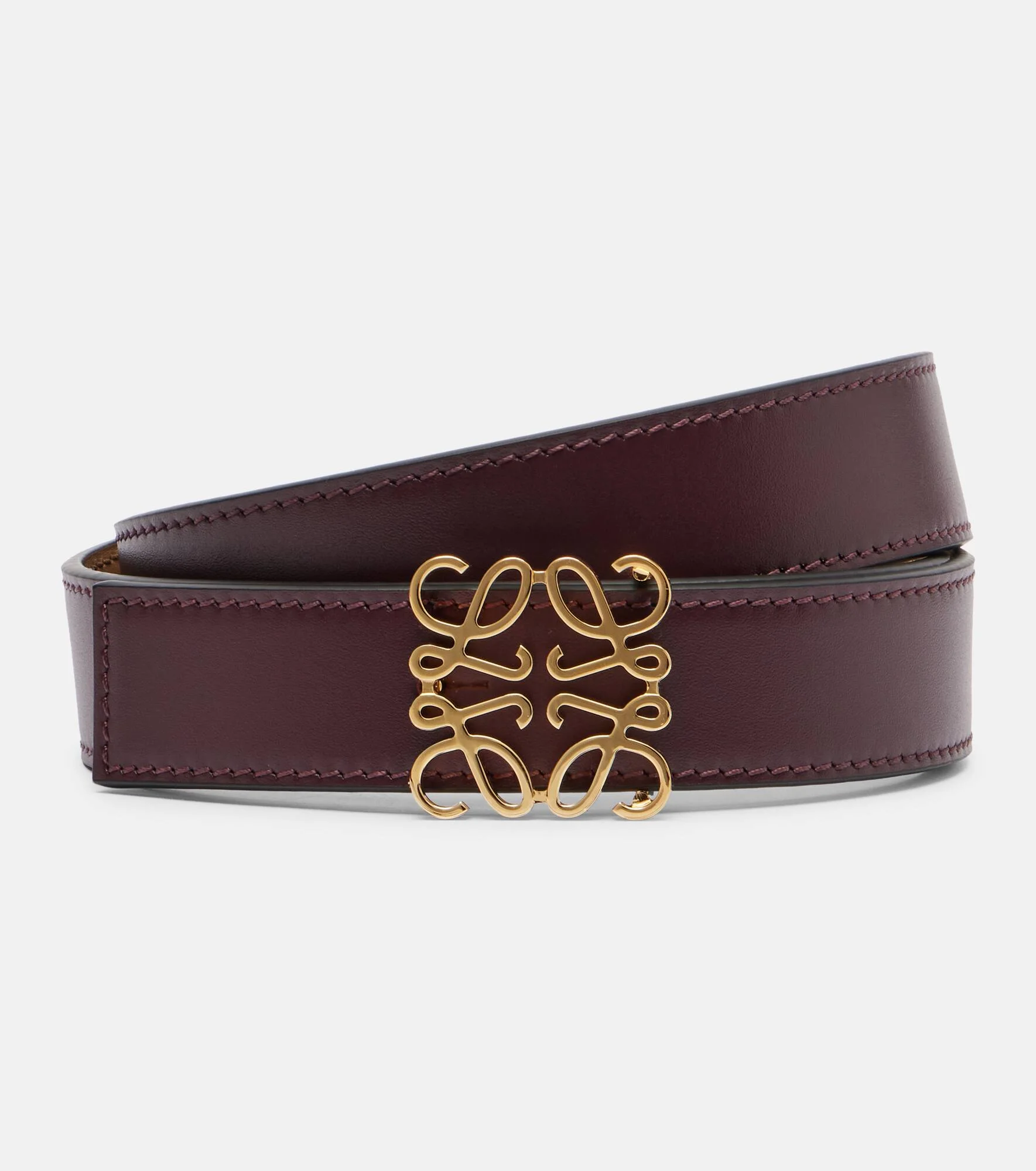 Anagram leather belt - 1