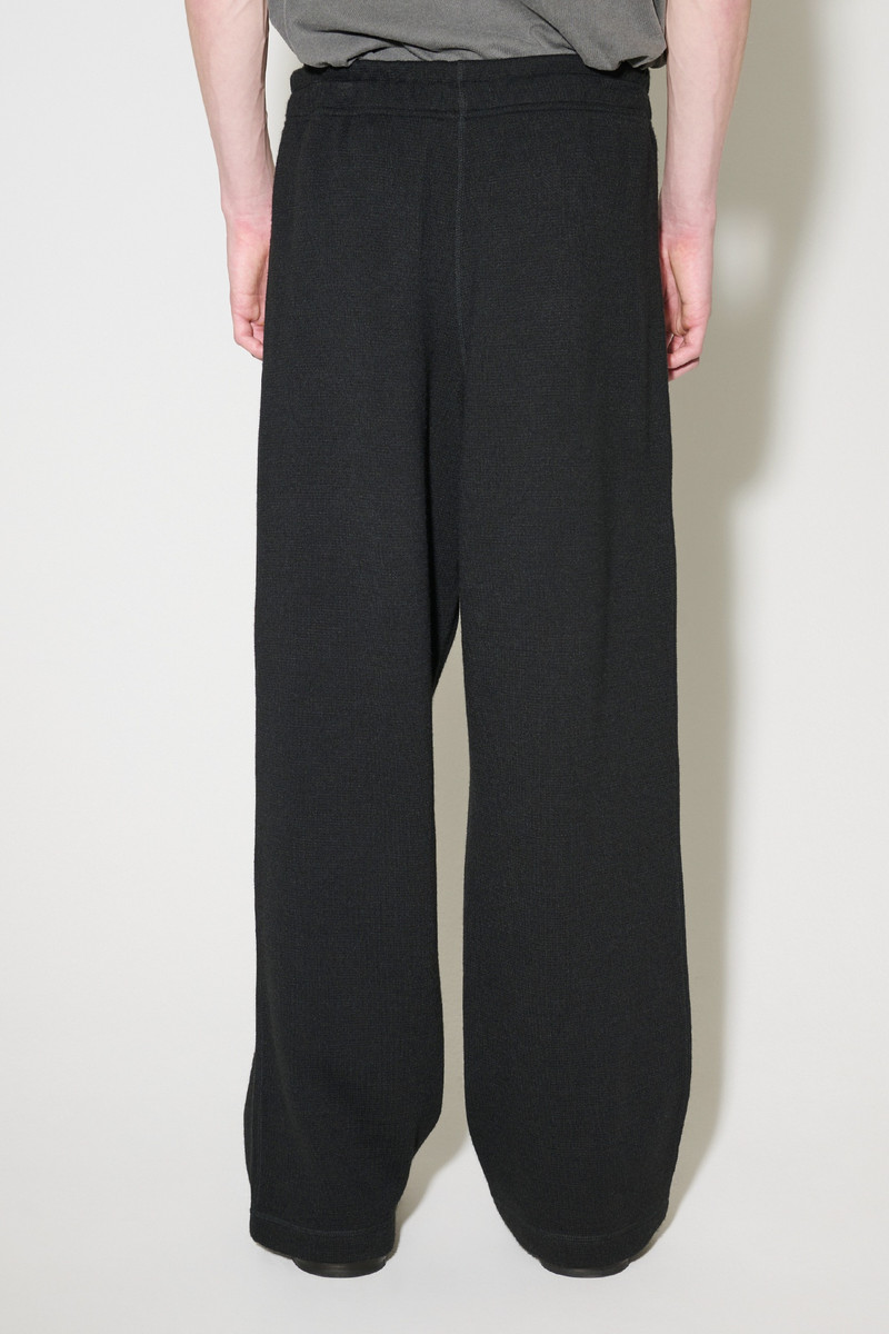 Drape Trousers Black Wool 3