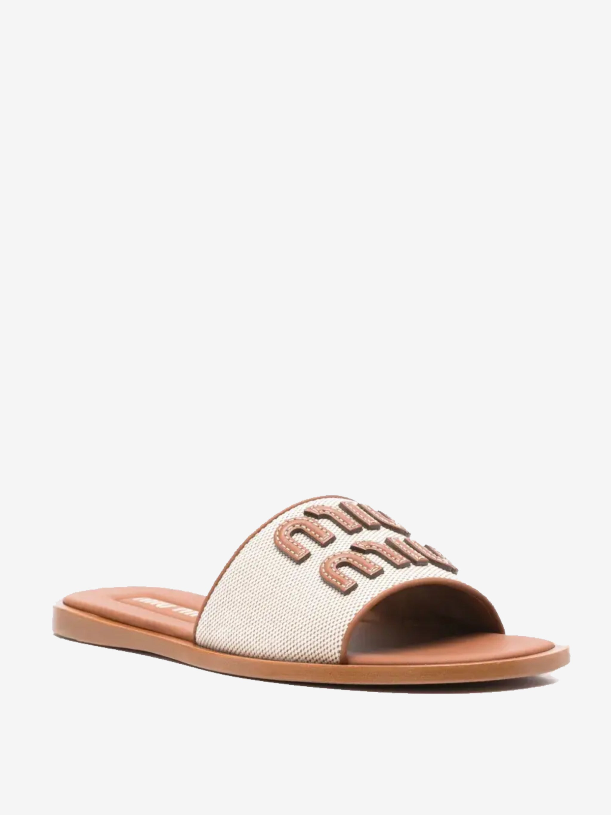 MIU MIU - Women Canvas Sandal - 2