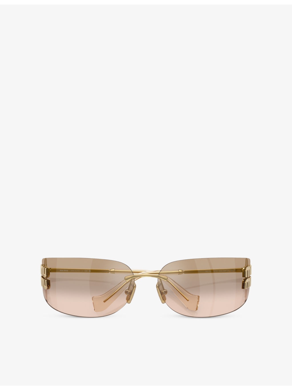 MU A51S Square-Frame Metal Sunglasses - 5