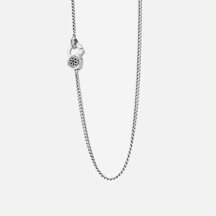 CS-CURB124 GOOD ART HLYWD Curb Chain Link Size AAAA at 24" - Sterling Silver - 1