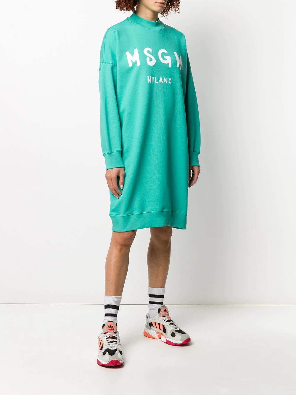 logo sweater dress - 3