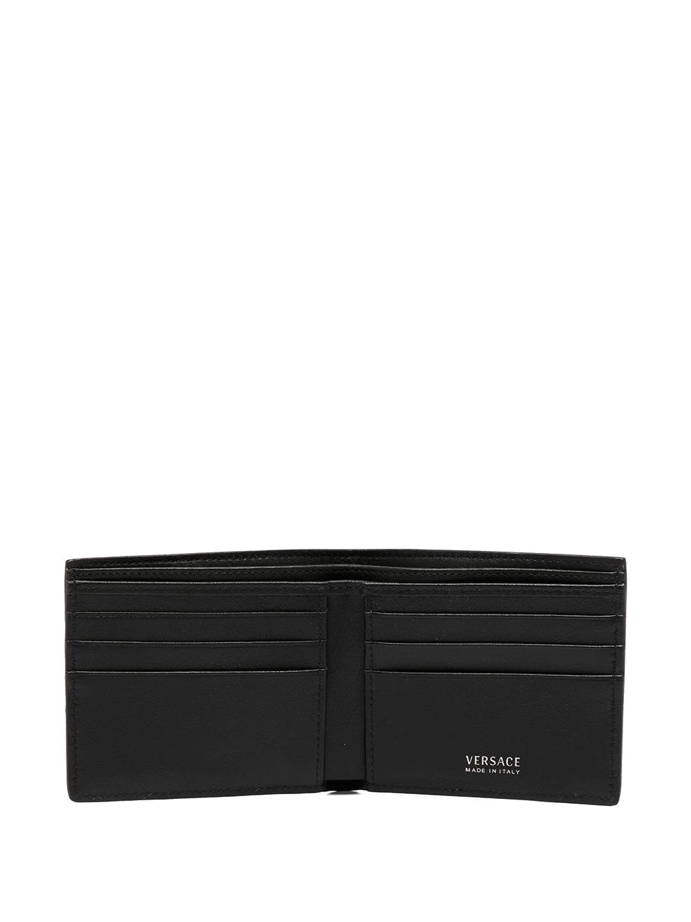 Medusa motif leather wallet - 3