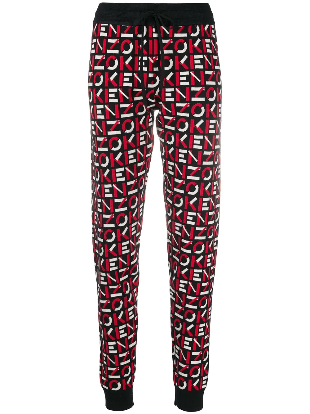 logo-print track pants - 1