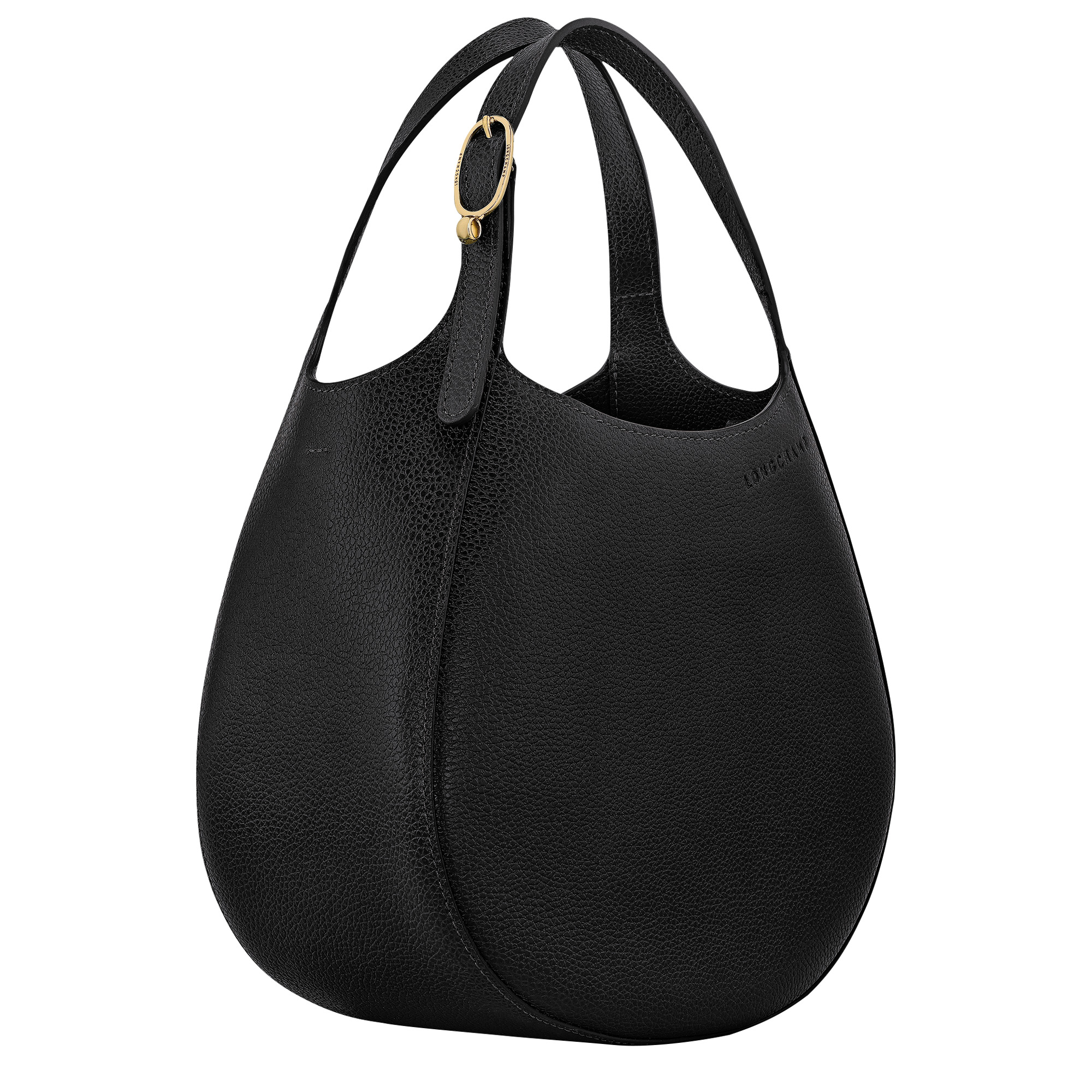 Le Foulonné S Handbag Black - Leather - 3